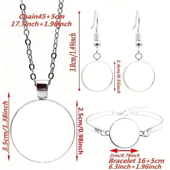 4pcs Fashion Celtic Tree of Life Necklace & Earrings & Bracelet Set - Picture 2 of 2